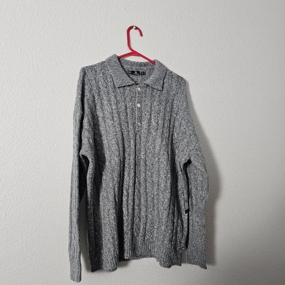 Volcom Sweaters - Gray Cable Knit Sweater Volcom Sz S